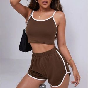 Shein tank and shorts set size xs